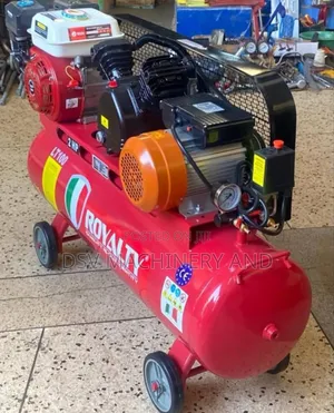 Hybrid Gasoline and Electric Industrial 100 Litres Compressor