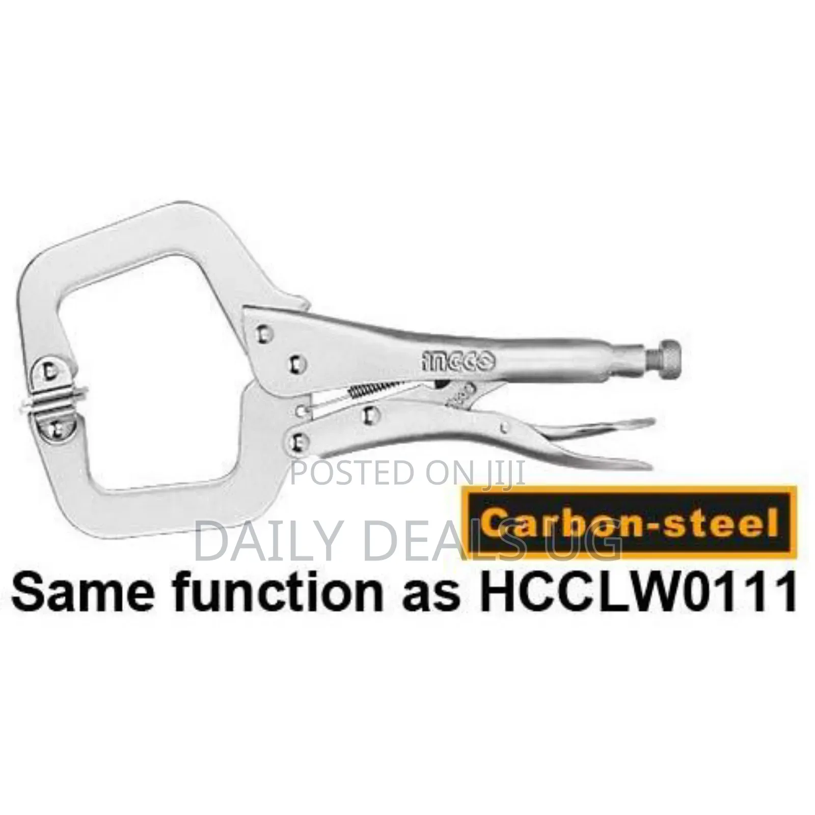 Ingco C-Clamp Locking Plier-Silver