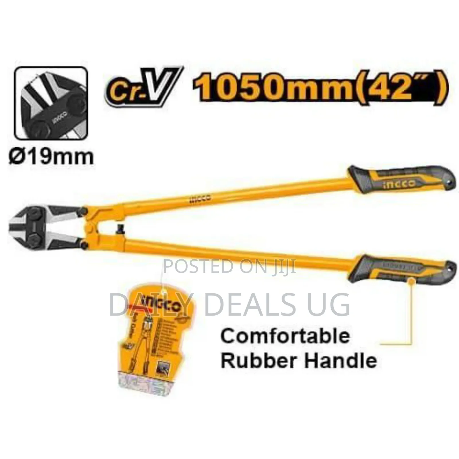 Ingco Hbc0842 Bolt Cutter 42" With Cr-v Blade -Orange