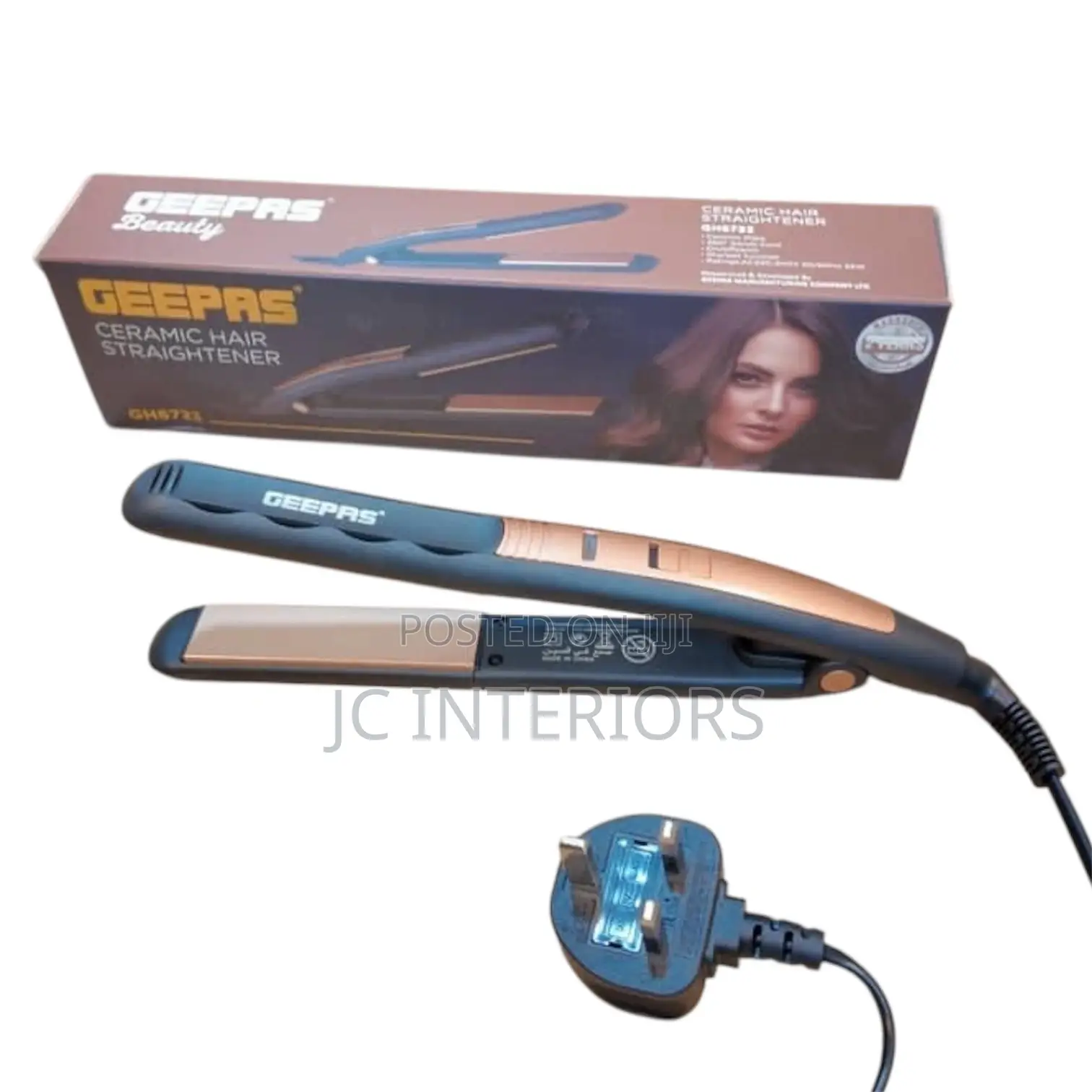 Ceramic Hair Straightener - Geepas