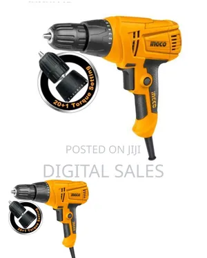 Electric Ingco Electric Drill _ Orange