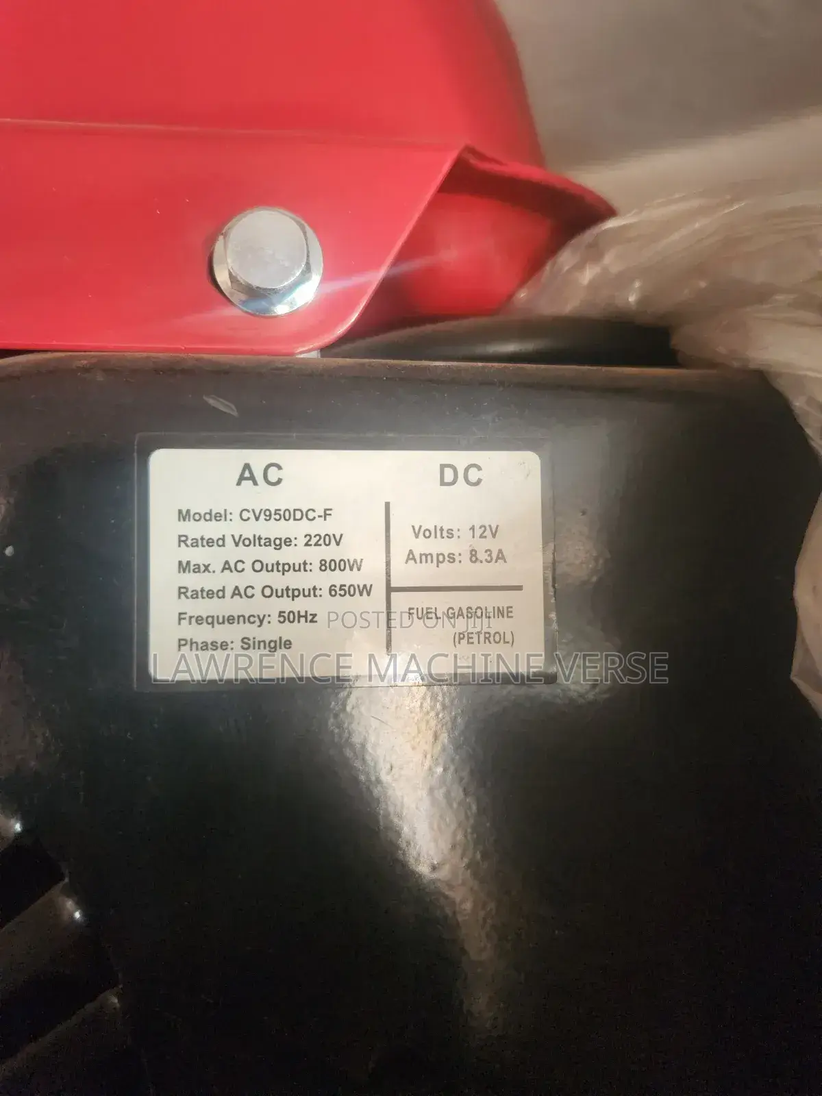 Honda Generator 2 Stroke 800 Watts