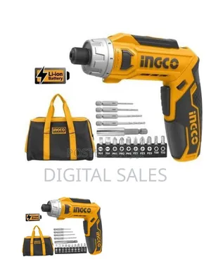 Ingco Cordless Screwdriver Voltage 8v - Orange/Black
