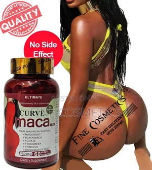 Ultimate Curve Maca Plus 1500mg Hip and Butt Enlargement 60 Capsules