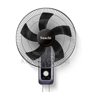 Saachi 16inch Wall Fan 5 Blades, Black Nl-fn-1740w