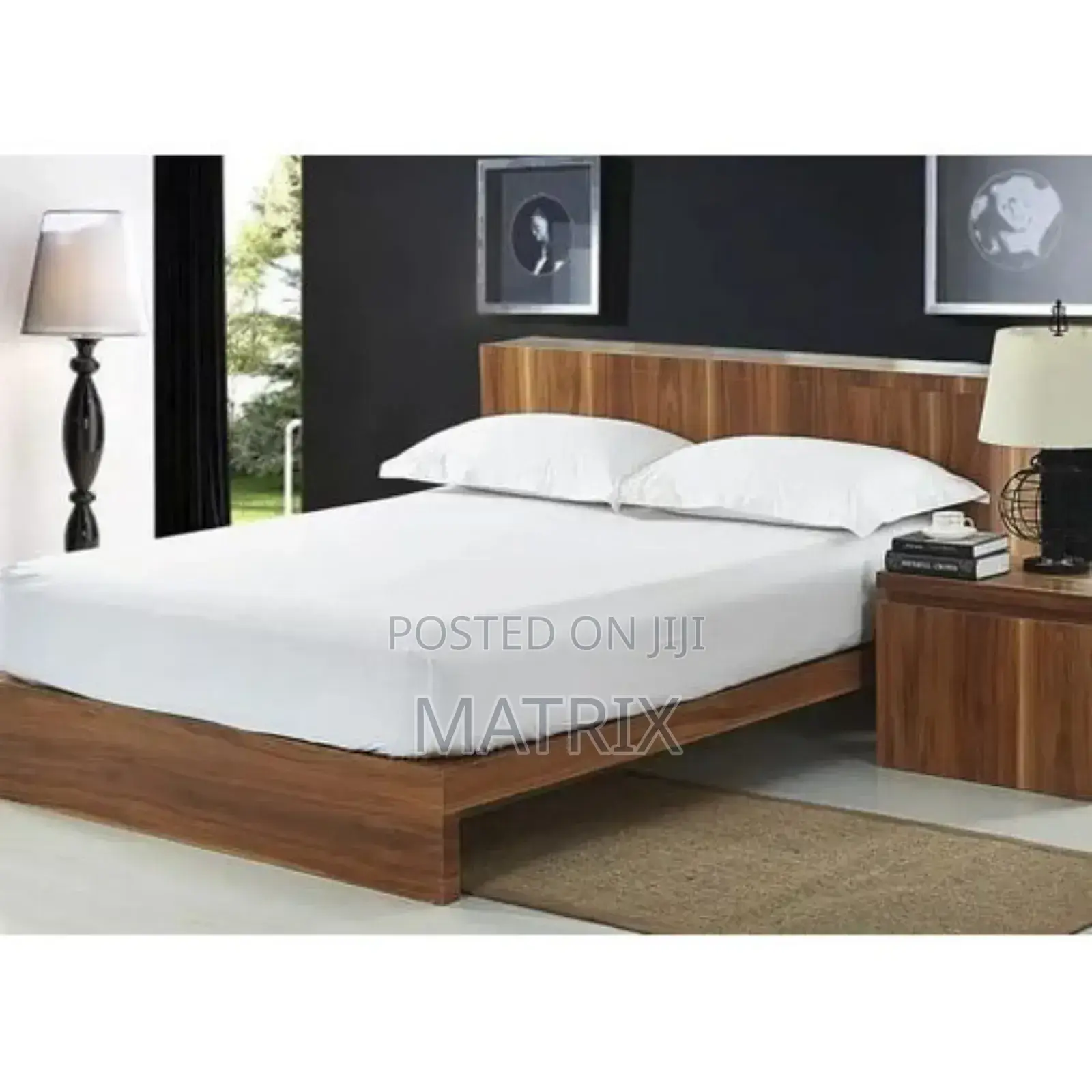 Waterproof Mattress Protector Cover White 6 by 6