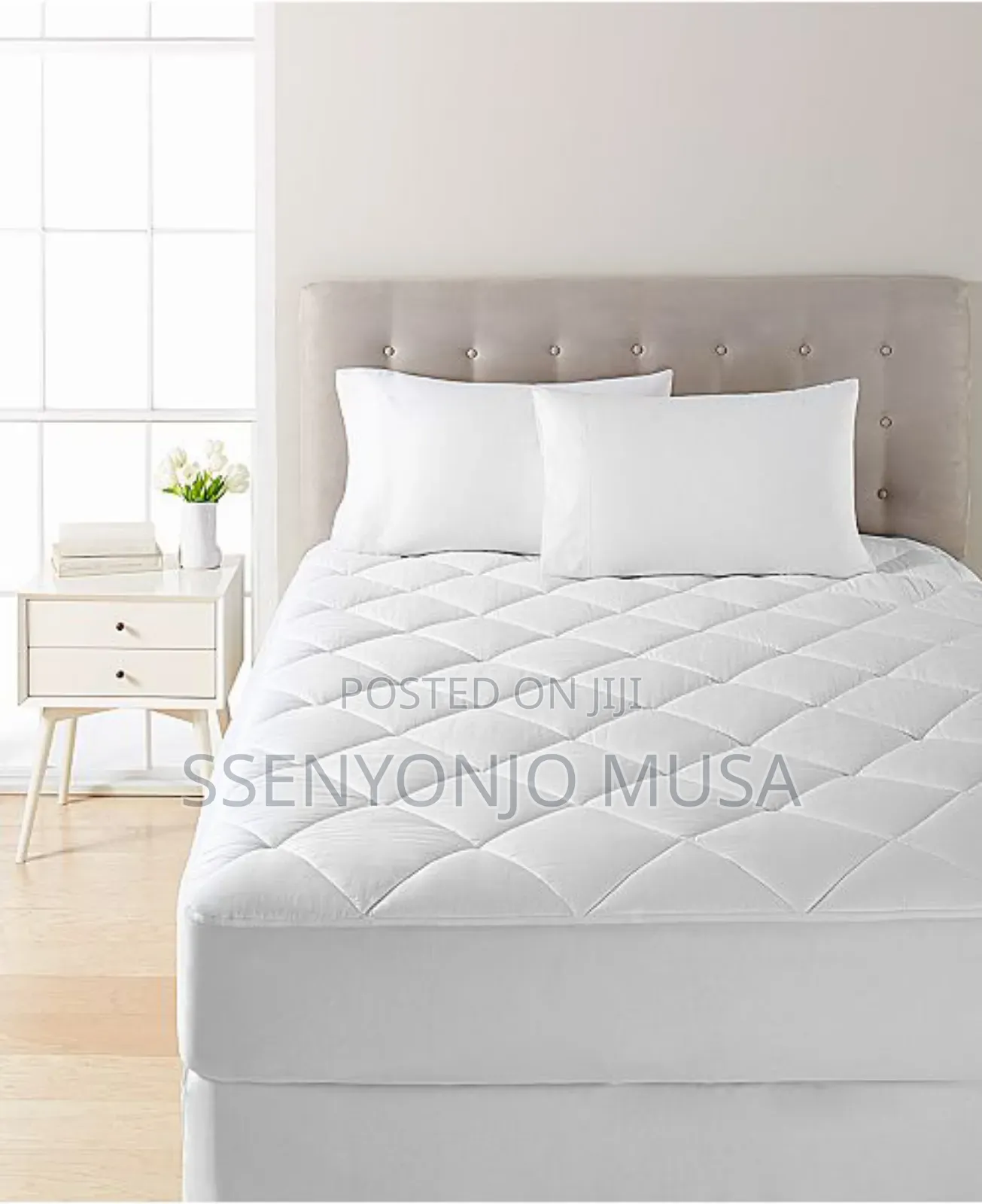 Waterproof Mattress Protector 6x6 | Bed Cover in Multiple Colours