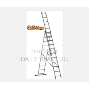 Ingco Double Side Ladder Hlad03391-Silver