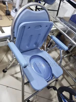 Commode Wheelchair With a Potty