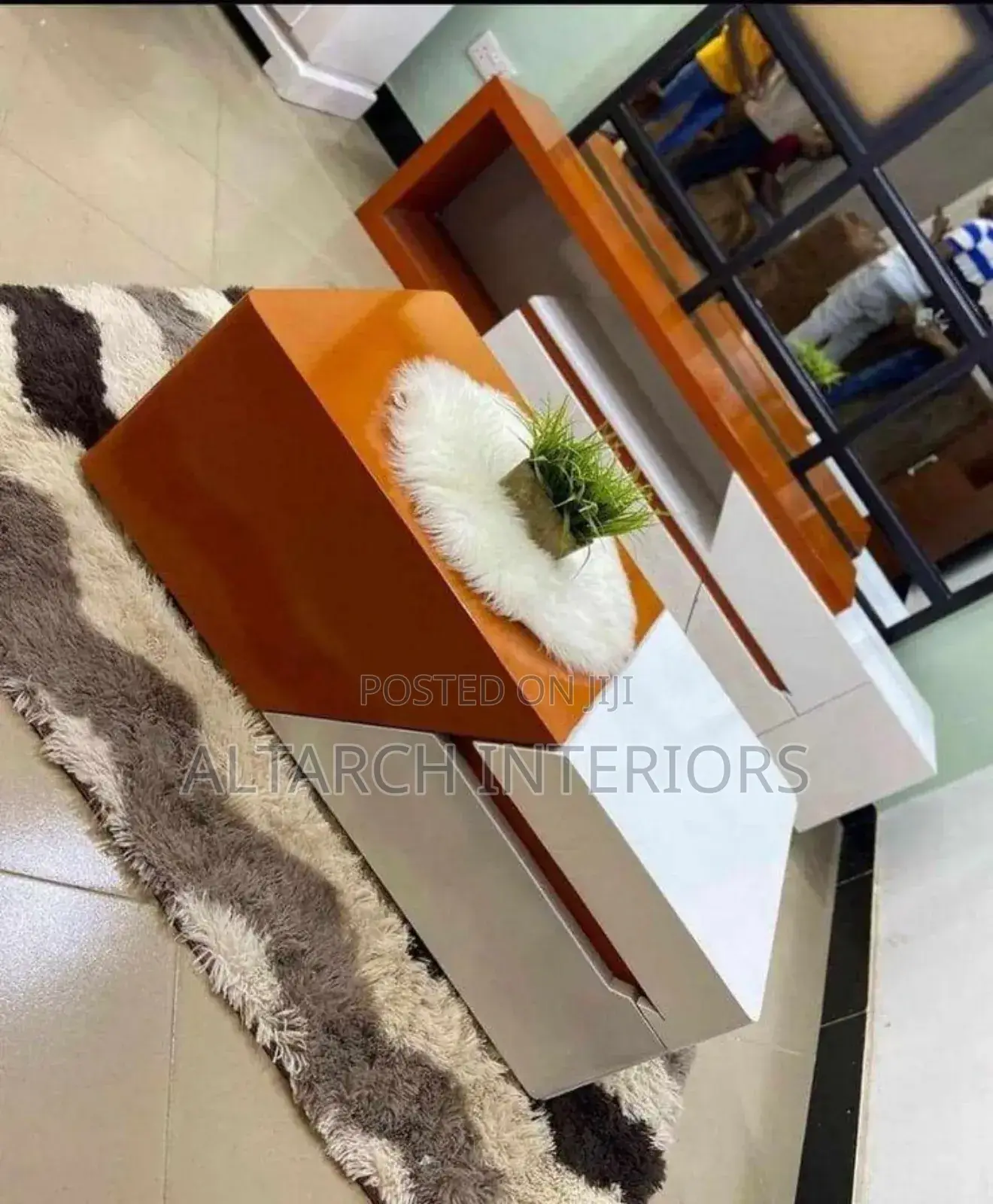 Modern Center Table With Sliding Drawers