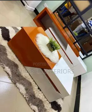 Modern Center Table With Sliding Drawers