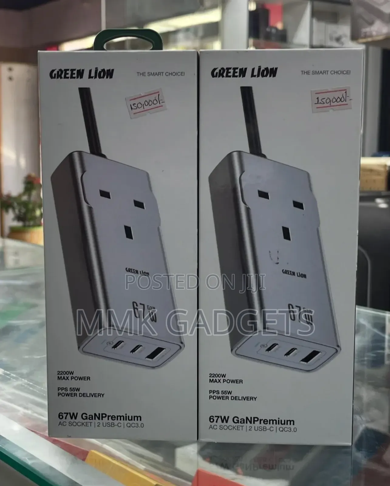 Green Lion 67w Gan Premium Ac Socket