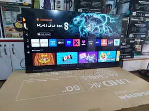 50 Inches Led Hisense Smart Uhd Digital Flat Screen Flameless.