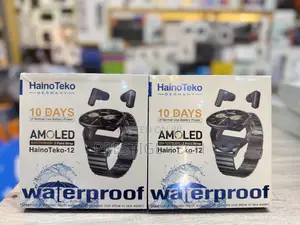 Haino Teko 12 Amoled Smartwatch Plus Earbuds Combo