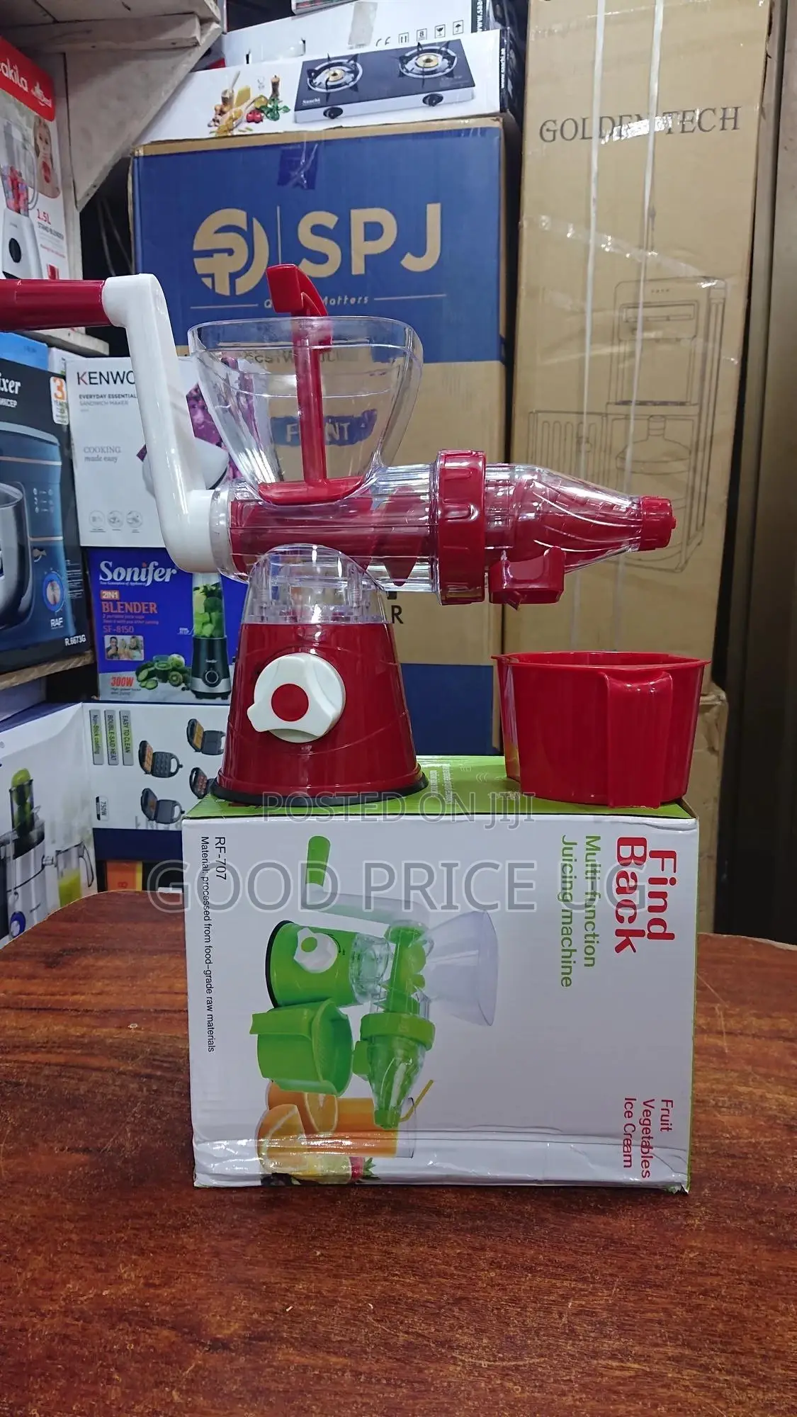 Find Back Multi Function Juicing Machine Rf-707