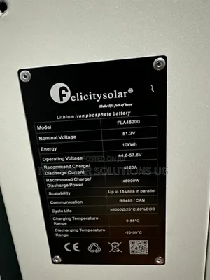 Felicity Lithium Battery 200ah 10kwh 48v