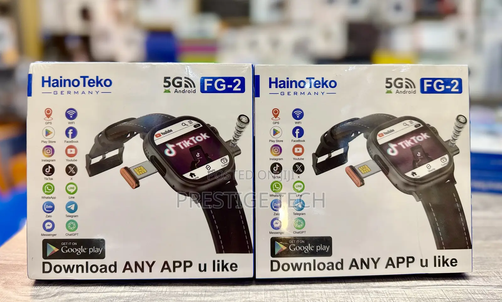 Haino Teko Fg2 Android Smartwatch With 5g Sim & Camera