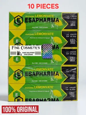 10pieces Original Lemonvate Skin Lightening Dark Spots Cream Tube 30g