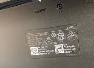 Dell 23.4 Inch Screen Ips Vga Hdmi Dp Div Display Usb 3.0