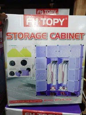 Storage Cabinet / Portable Plastic Wardrobe