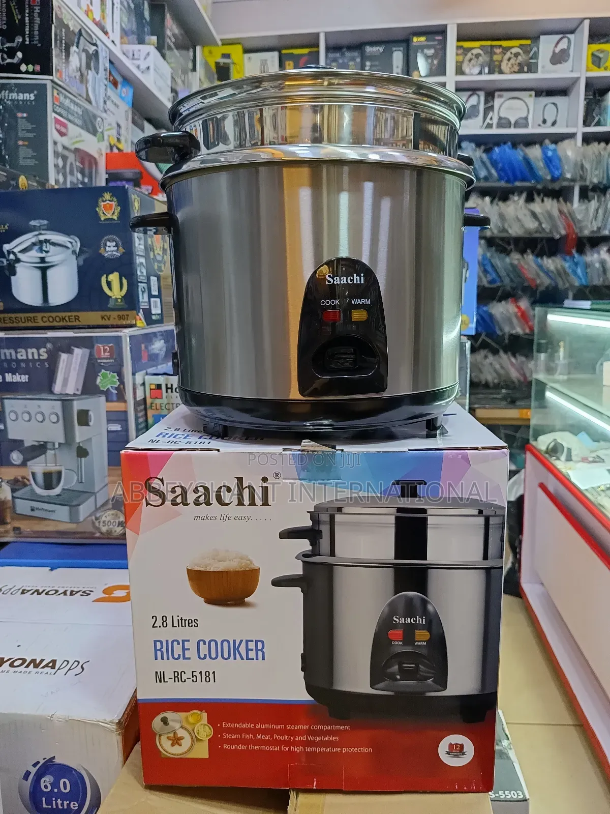 Rice Cooker 2.8litres/ Saachi Electric Rice Cooker