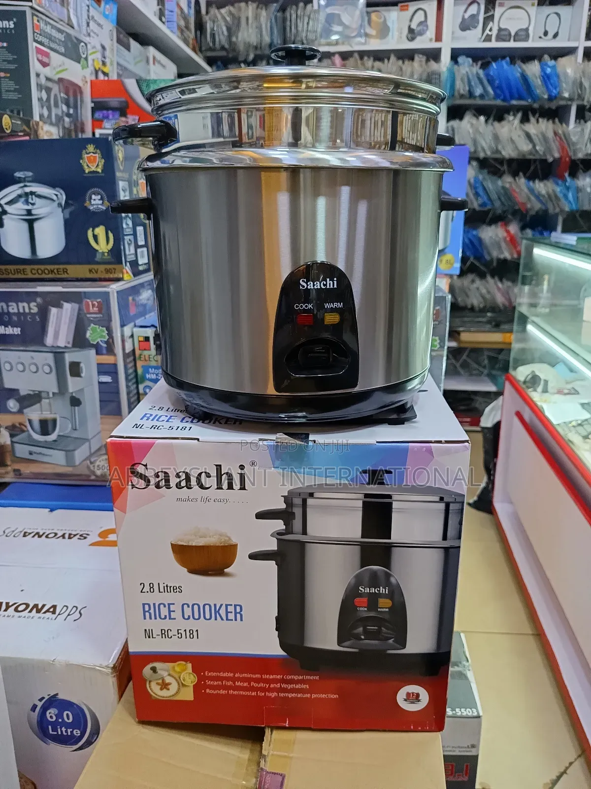 Rice Cooker 2.8litres/ Saachi Electric Rice Cooker