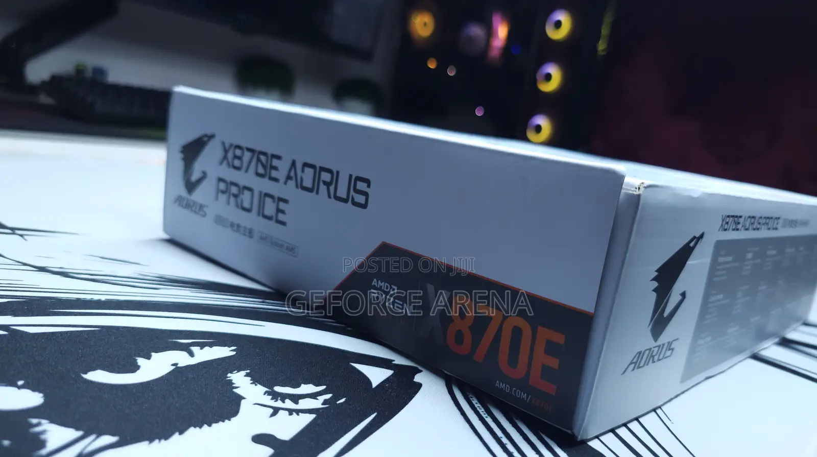 X870e Aorus Pro Ice Motherboard - Amd Ryzen 9000/7000 Ready - White