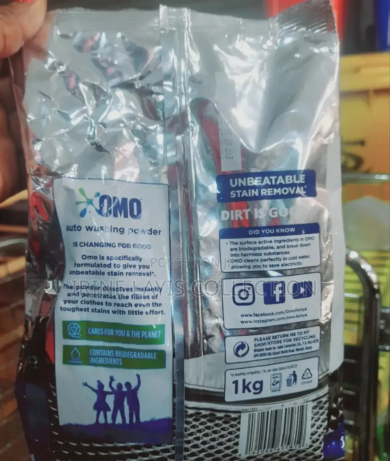 1kg Omo Machine Washing Powder