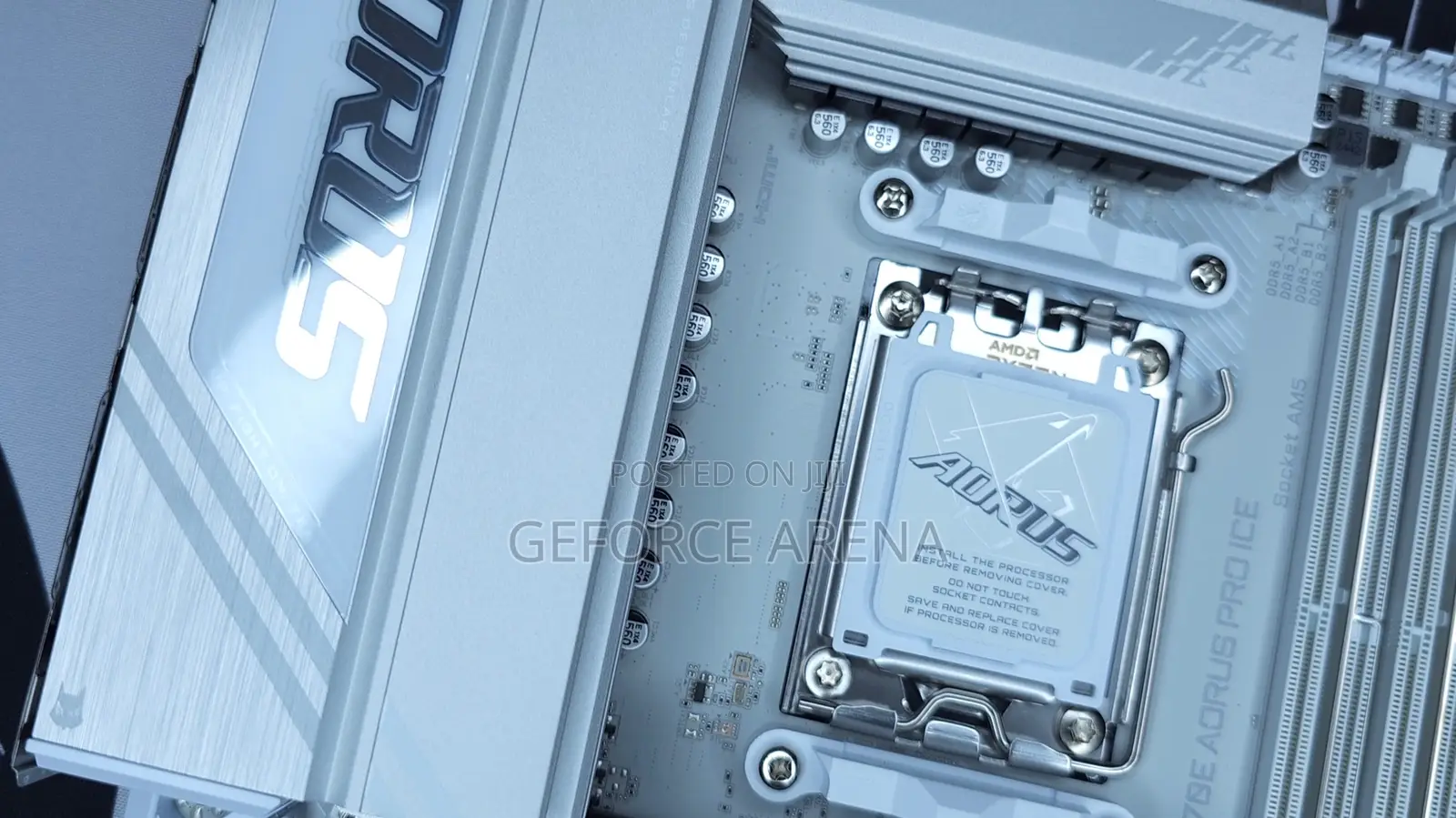 X870e Aorus Pro Ice Motherboard - Amd Ryzen 9000/7000 Ready - White