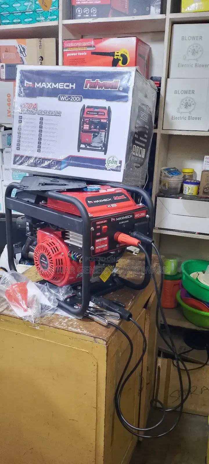 Maxmech-Petrol Welding Generator(120amps)