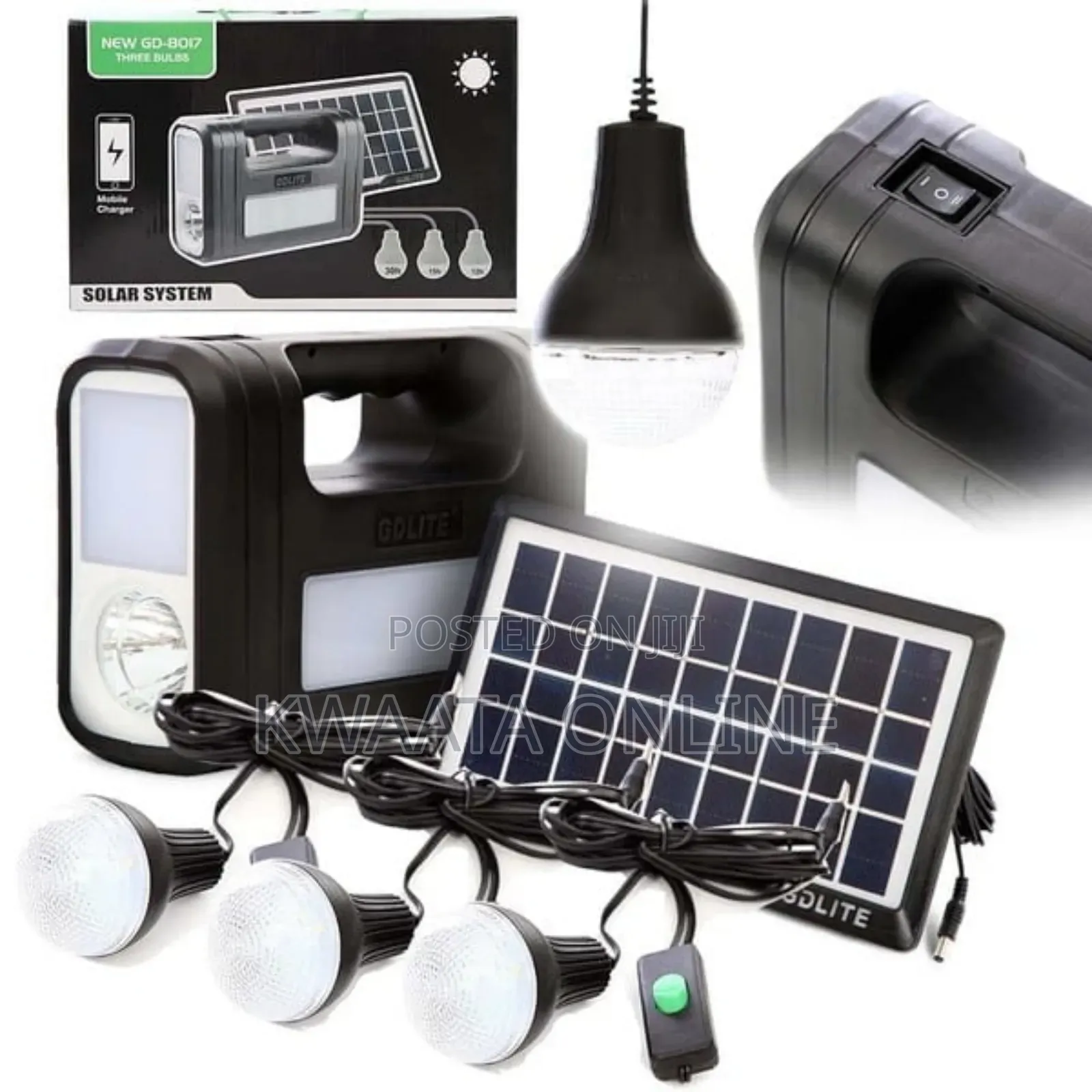 Content Chillnet Gdlite Gd-8017 Solar Lighting System