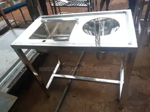 Stainless Commercial Scraper Sink