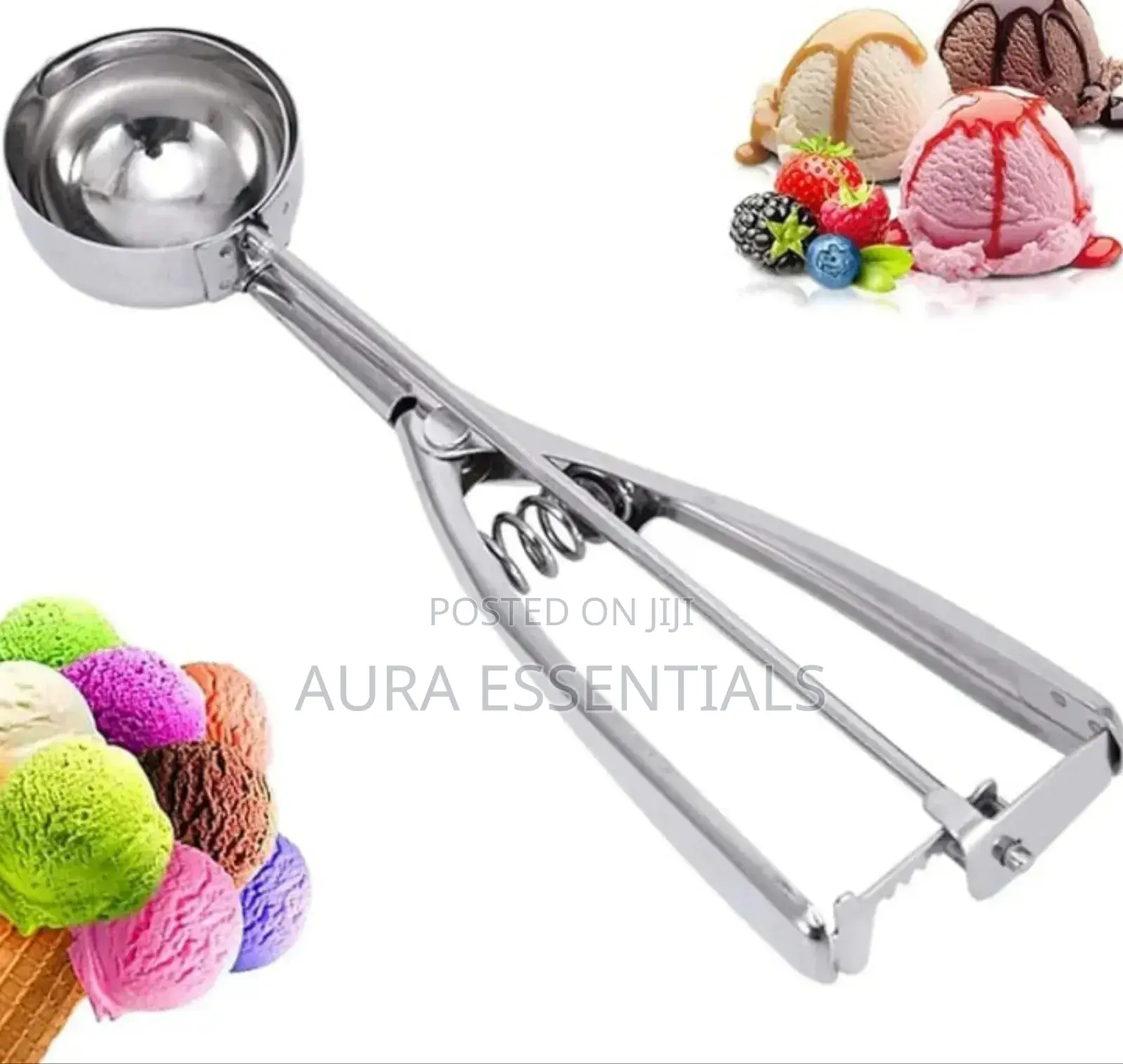 Stainless Steel Ice Cream Dispenser Spoon