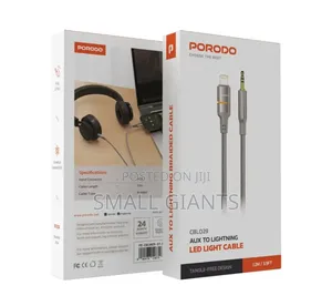 Porodo Cbl029 Aux to Lightning Led Light Cable