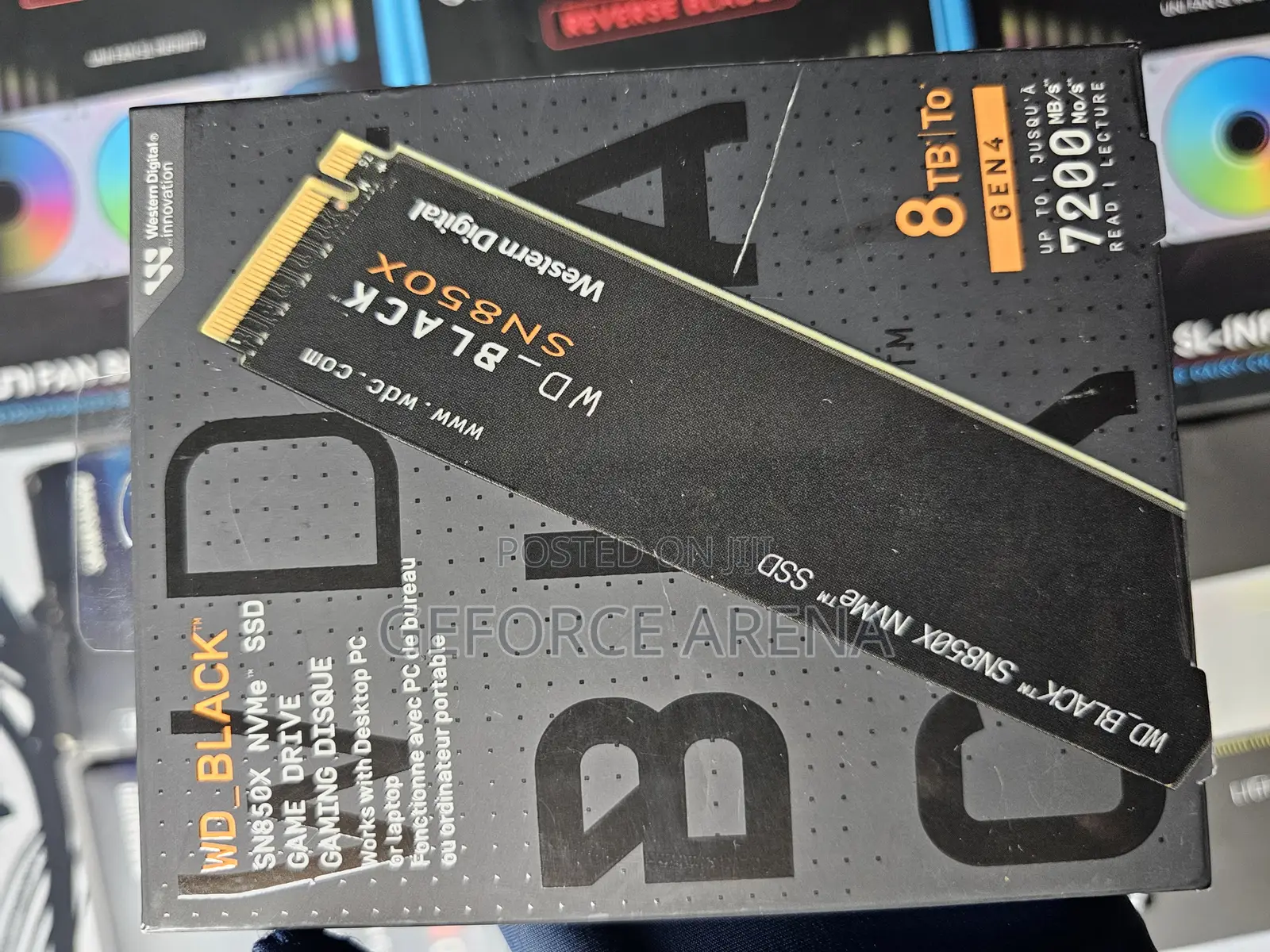 Western Digital 8tb Nvme M.2 SSD - Gen4 SSD - 7.2gb/S Speed