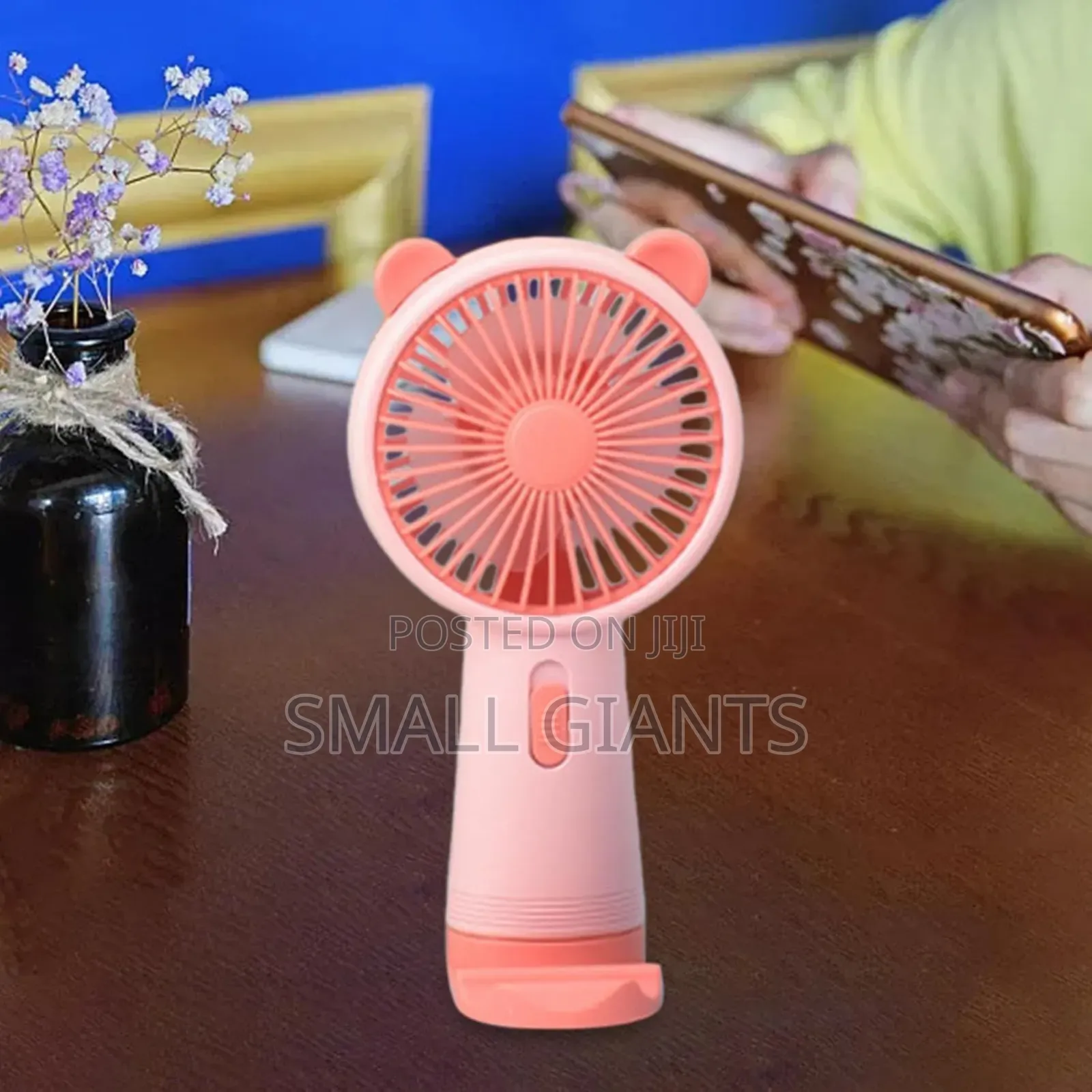 Compact Mini Fan - Rechargeable Portable Cooling Device