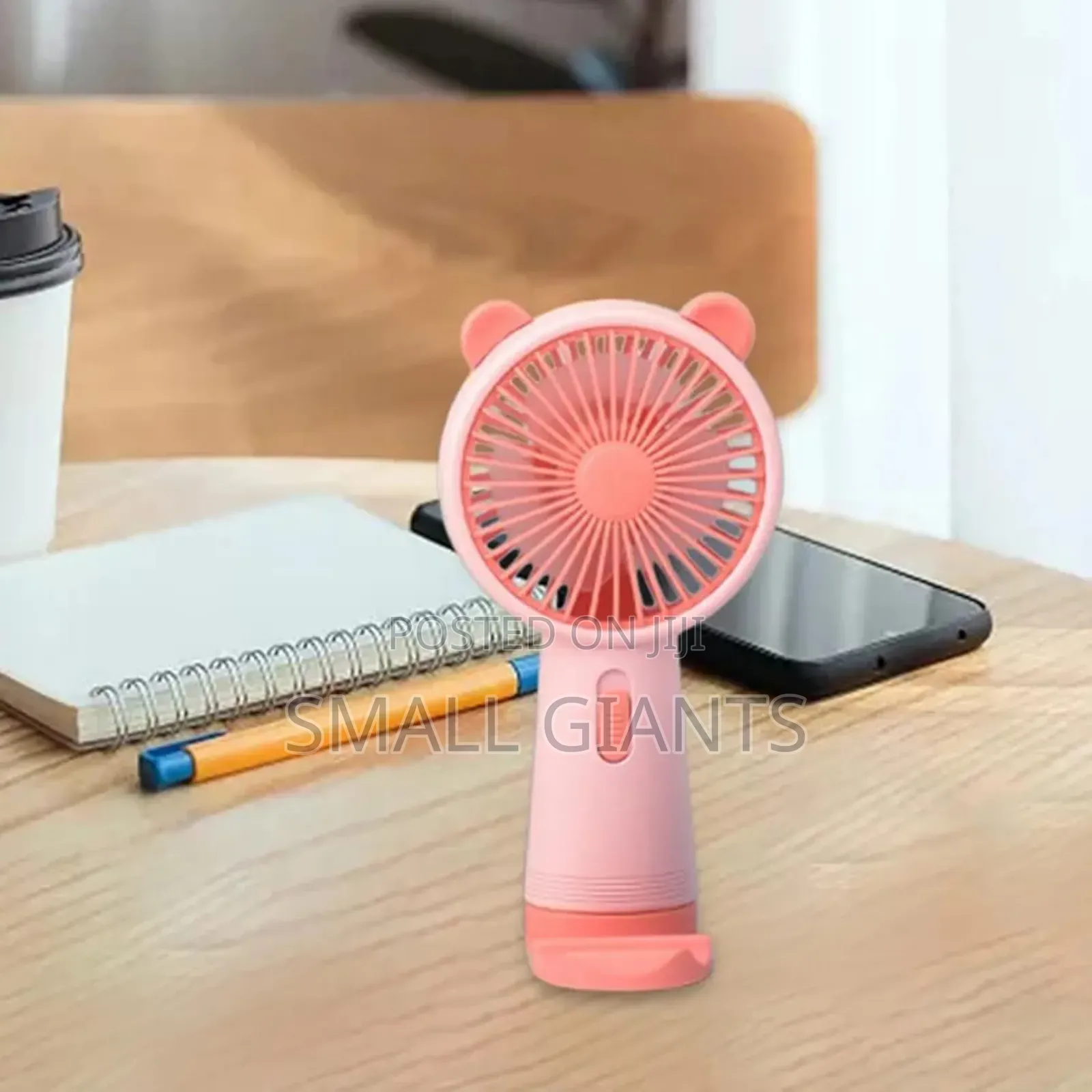 Compact Mini Fan - Rechargeable Portable Cooling Device