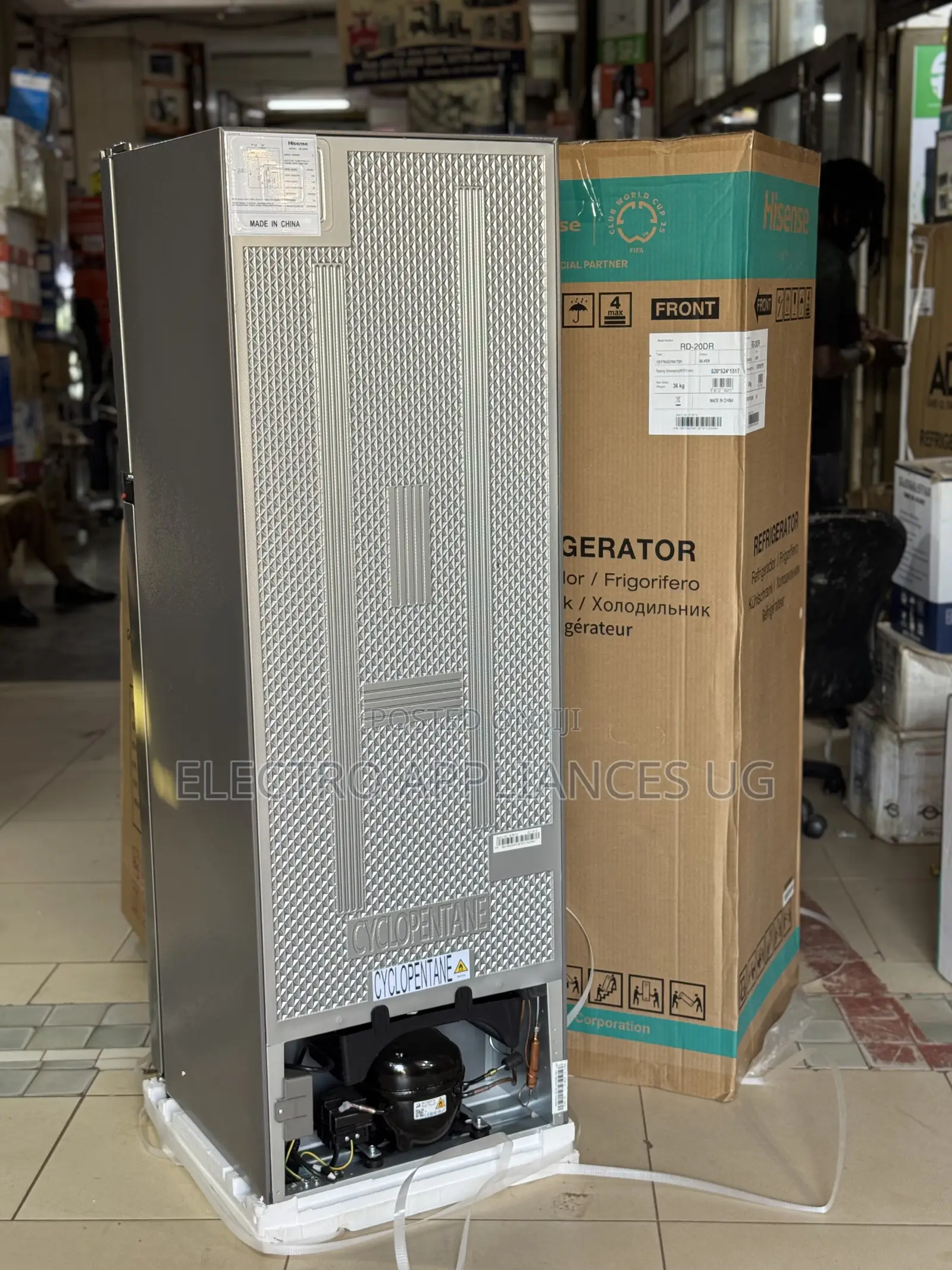 Hisense 200-Litres Double Door Refrigerator