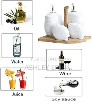 Ceramic Bamboo White Kitchen Seal Seasoning Jar Set
