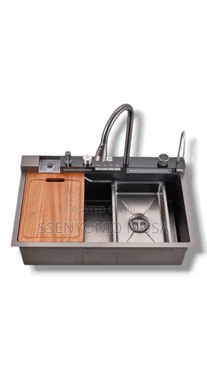 Large Stainless Steel Kitchen Sink With Digital Display