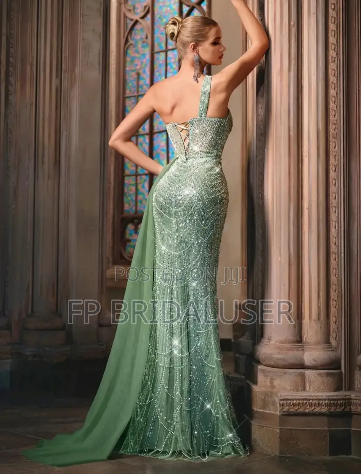 Navy Blue Mermaid Changing Dress for Hire