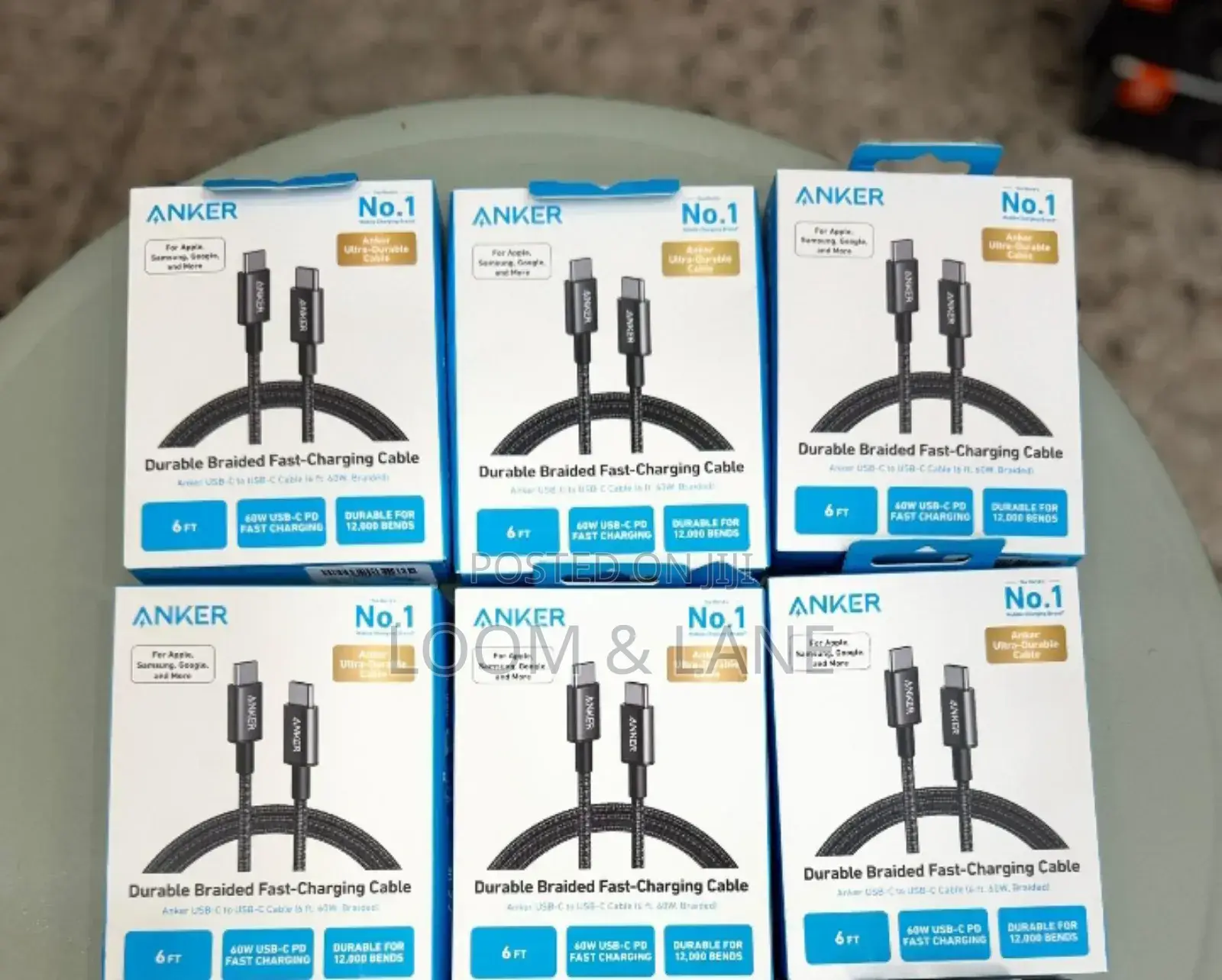 Anker C to C Durable Braided Fast Charging Cable