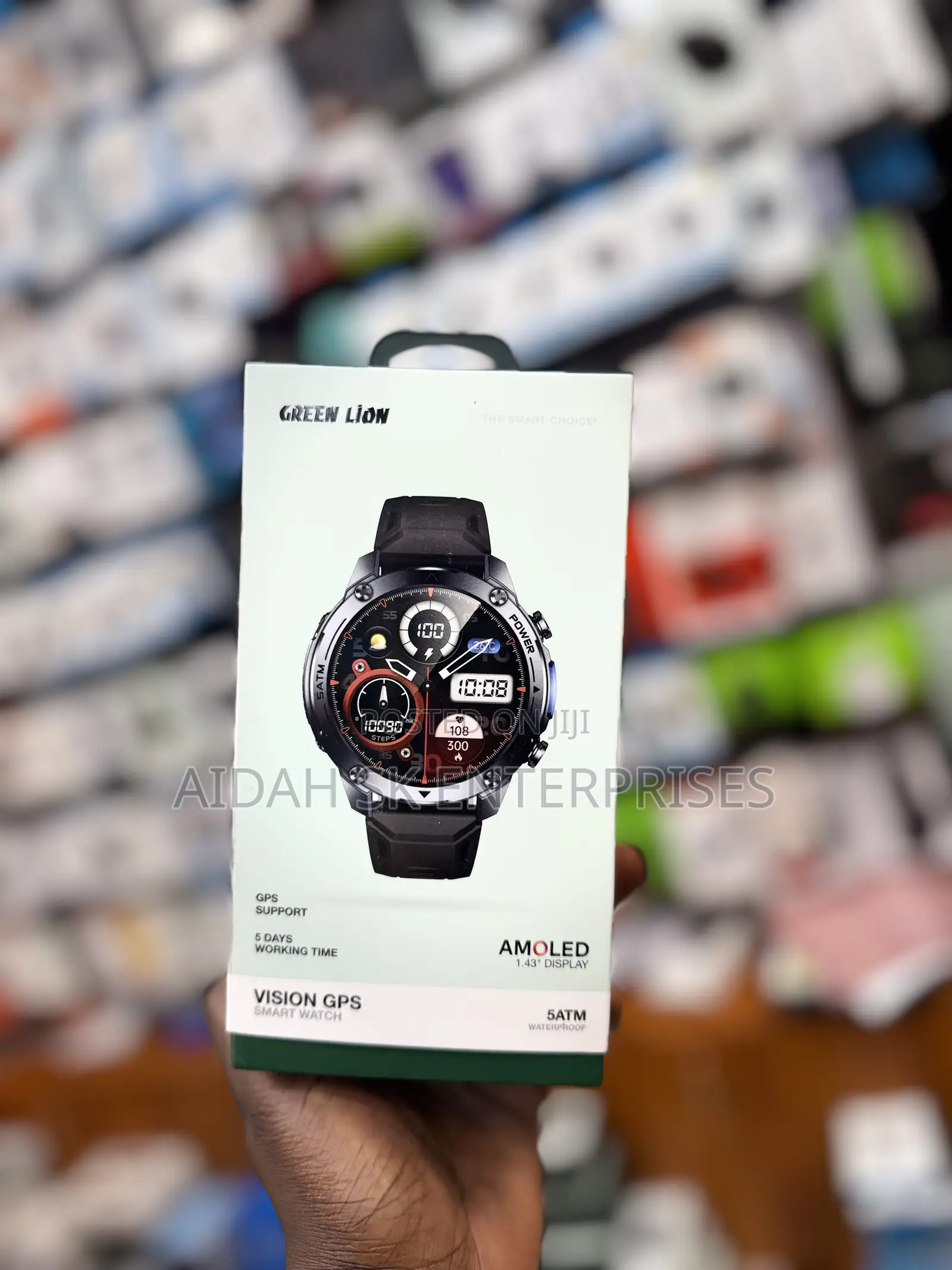 Green Lion Vision GPS Smart Watch With Always-on Display