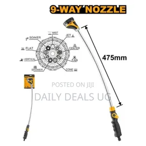 Ingco Water Wand Spray Nozzle -Black/Orange/Silver
