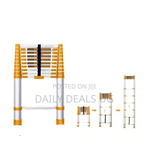 Ingco Hlad08121-Telescopic Ladder-Orange