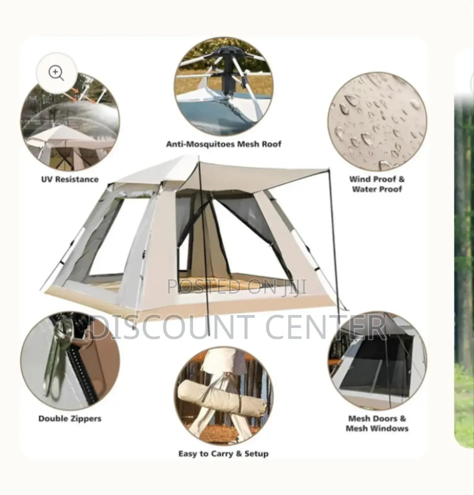 Camping Tent Automatic 4-6 People
