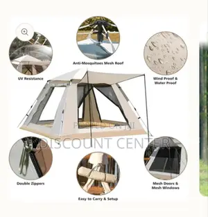Camping Tent Automatic 4-6 People
