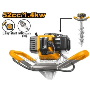 Ingco Earth Auger -Yellow, Black