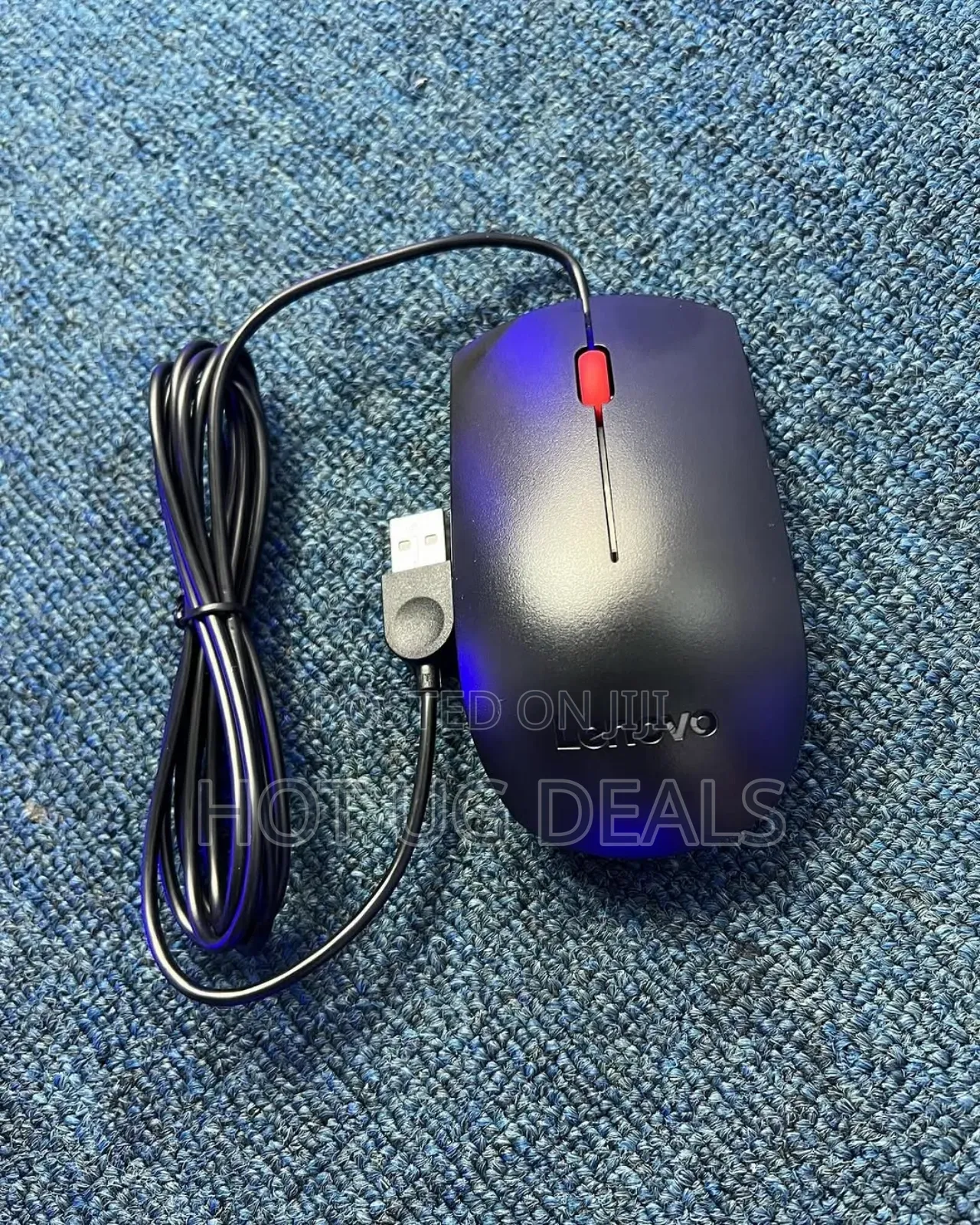 Lenovo 300 Wired Plug & Play Usb Mouse – Black