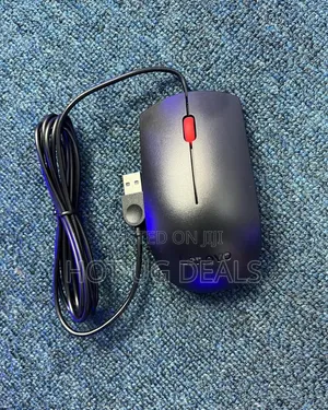 Lenovo 300 Wired Plug & Play Usb Mouse – Black